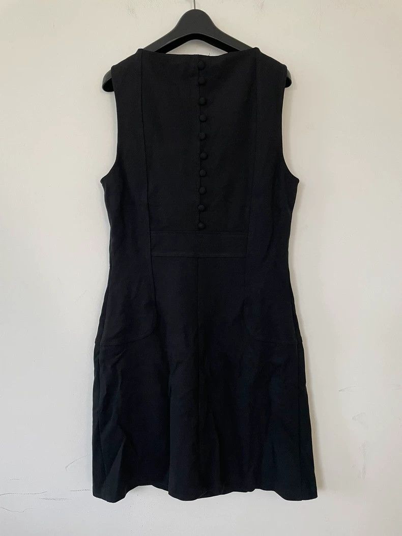 Chloe Liu Jo Black Dress with Bow Detail Size L / US 10 / IT 46 - 2 Thumbnail