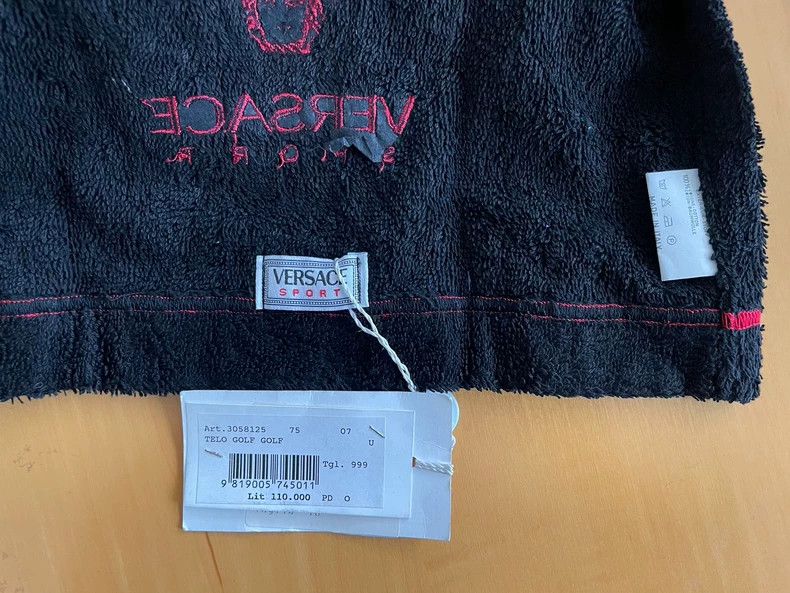 Versace Versace Sport Golf Towel with Tag Size ONE SIZE - 5 Thumbnail