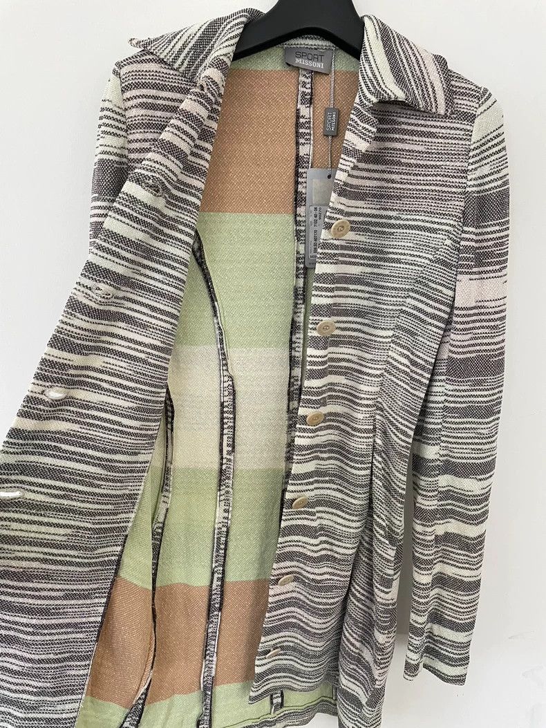 Missoni Missoni Sport Knitted Wave Pattern Jacket Size M / US 6-8 / IT 42-44 - 3 Thumbnail