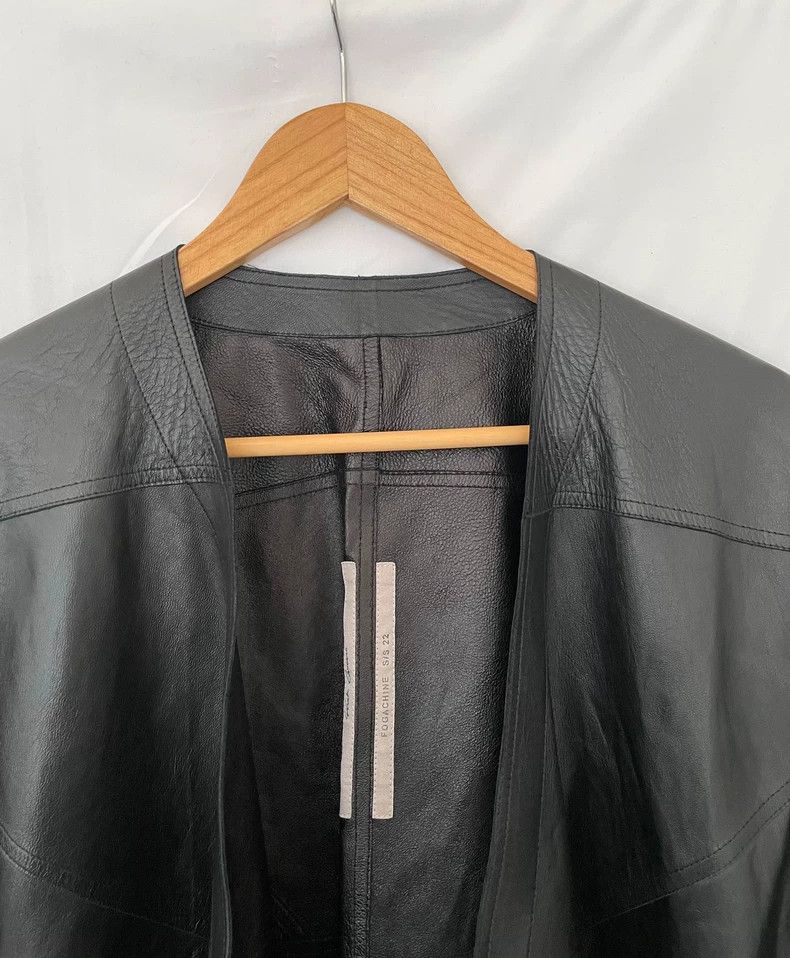Rick Owens Rick Owens Leather Short Sleeve Coat Size M / US 6-8 / IT 42-44 - 7 Thumbnail