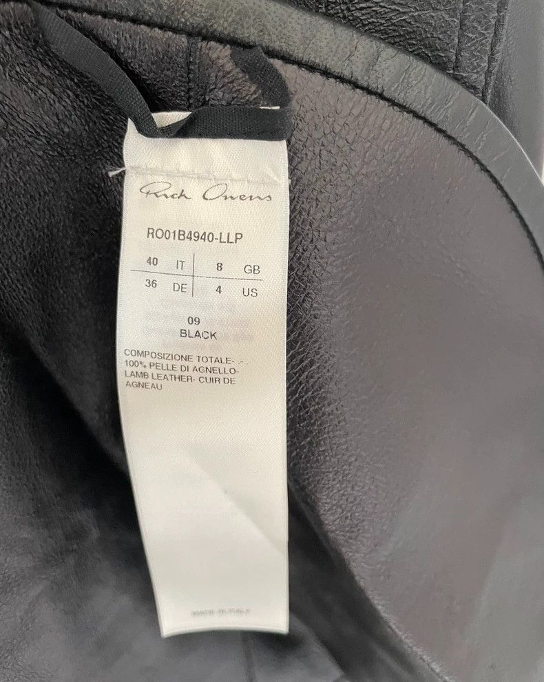 Rick Owens Rick Owens Leather Short Sleeve Coat Size M / US 6-8 / IT 42-44 - 8 Thumbnail