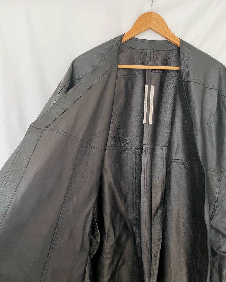 Rick Owens Rick Owens Leather Short Sleeve Coat Size M / US 6-8 / IT 42-44 - 3 Thumbnail