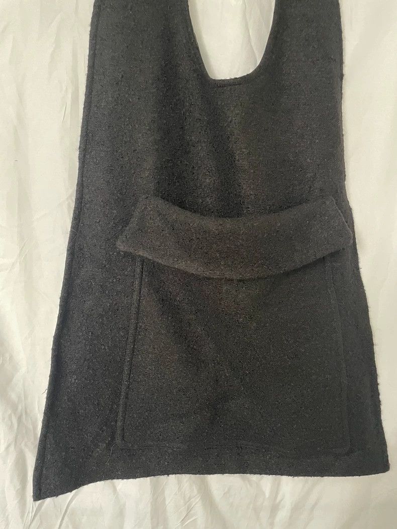 Raf Simons Raf Simons Black Wool One-Shoulder Bag Size ONE SIZE - 3 Thumbnail