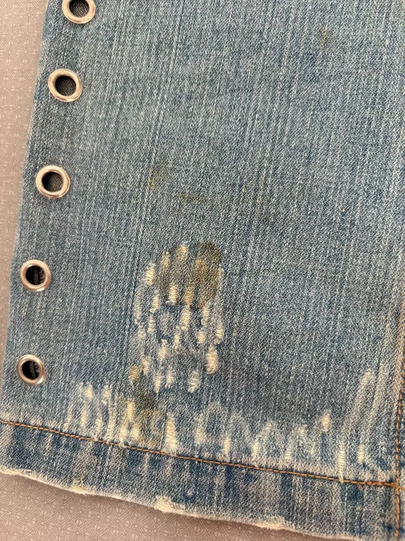 Dolce & Gabbana Dolce&Gabbana Vintage Distressed Denim Pants Size 34" / US 12 / IT 48 - 4 Thumbnail