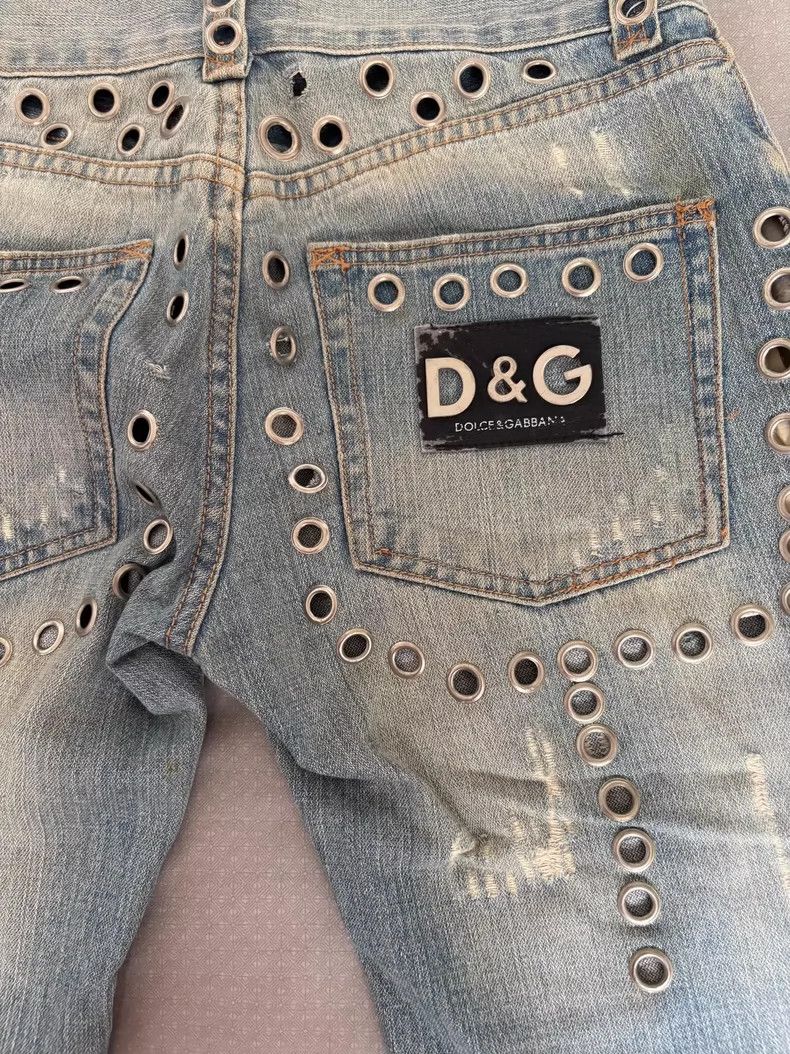 Dolce & Gabbana Dolce&Gabbana Vintage Distressed Denim Pants Size 34" / US 12 / IT 48 - 7 Thumbnail