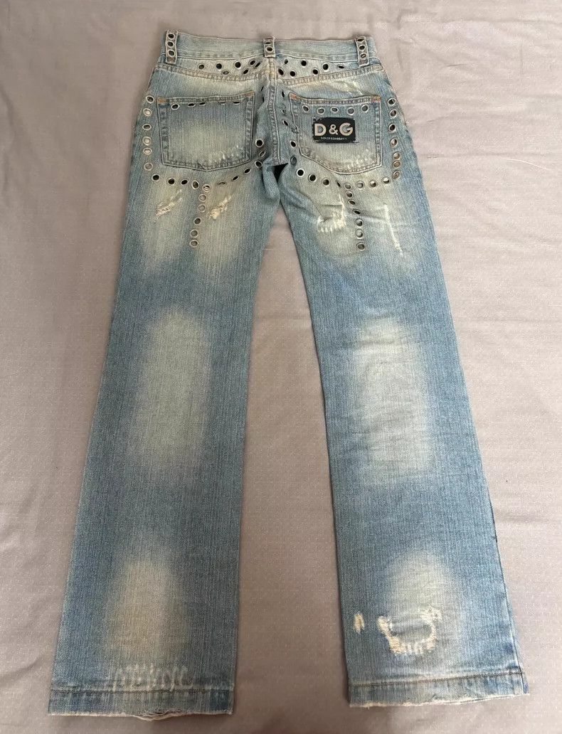 Dolce & Gabbana Dolce&Gabbana Vintage Distressed Denim Pants Size 34" / US 12 / IT 48 - 6 Thumbnail