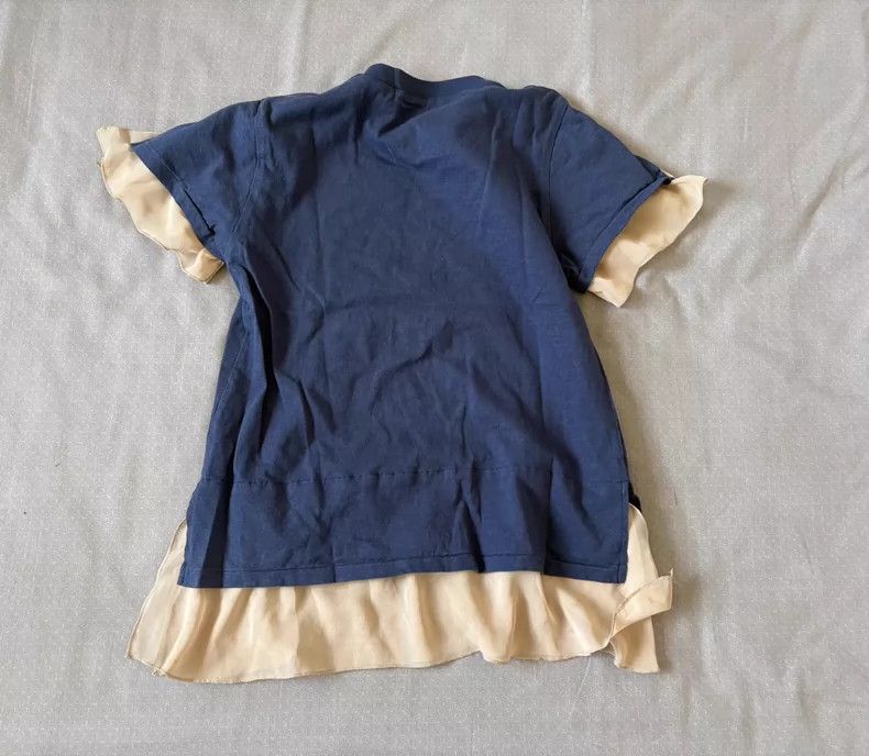 Undercover Floral Mesh Panel Short Sleeve T-Shirt Size S / US 4 / IT 40 - 6 Thumbnail