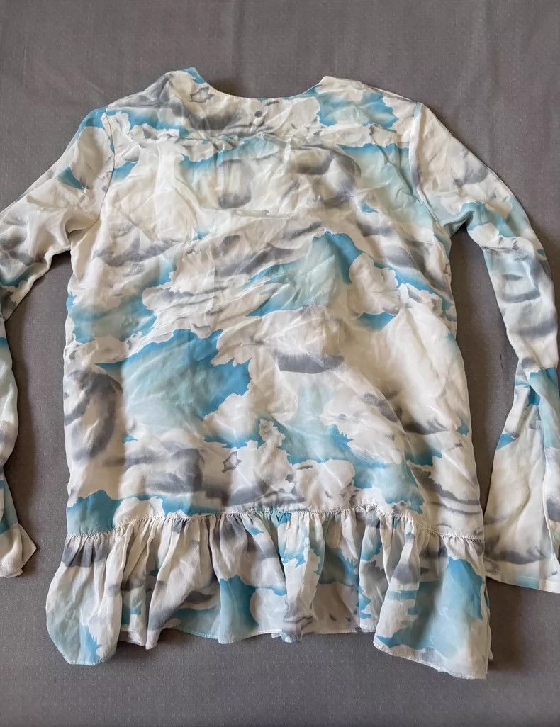 Kenzo Kenzo Floral Ruffle Top Vintage Style Size M / US 6-8 / IT 42-44 - 7 Thumbnail
