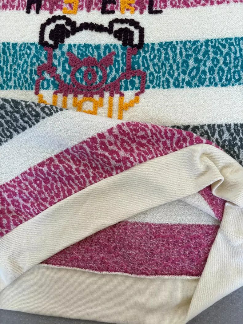 Hysteric Glamour Colorful Knit Sweatshirt with Bear Design Size M / US 6-8 / IT 42-44 - 6 Thumbnail
