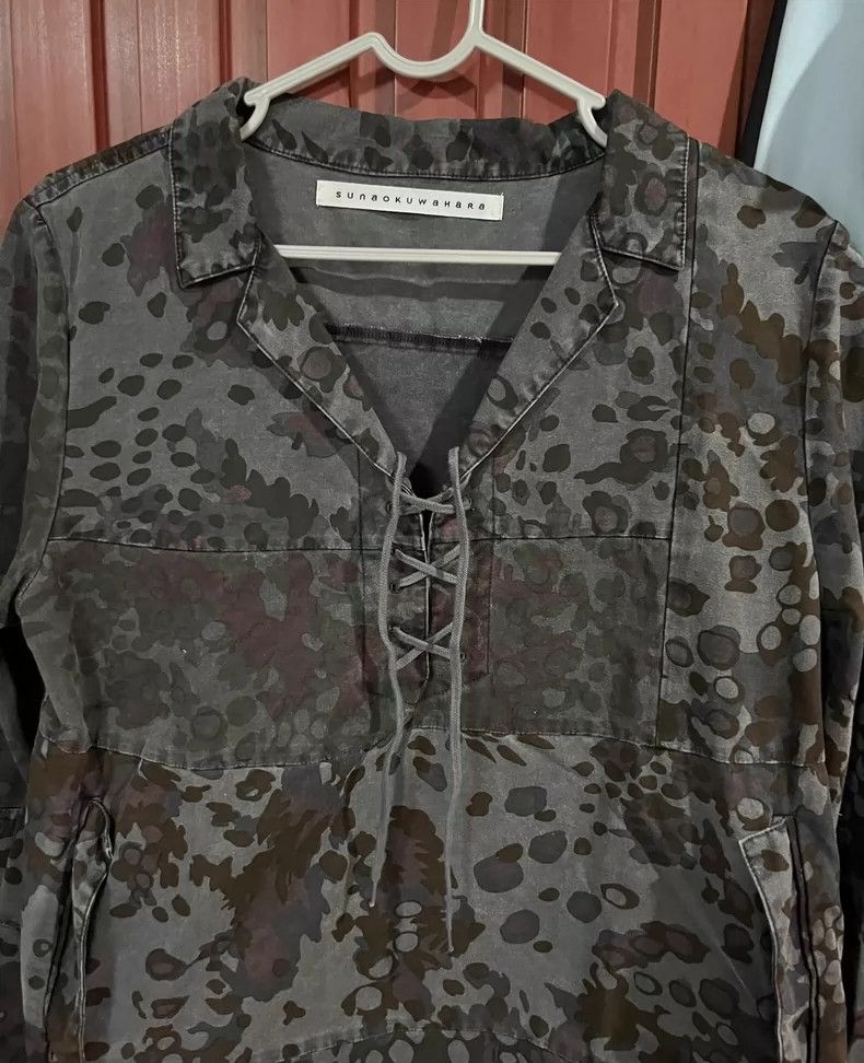 Yohji Yamamoto Camouflage Patchwork Top by Sunao Kuwahara Size M / US 6-8 / IT 42-44 - 3 Thumbnail