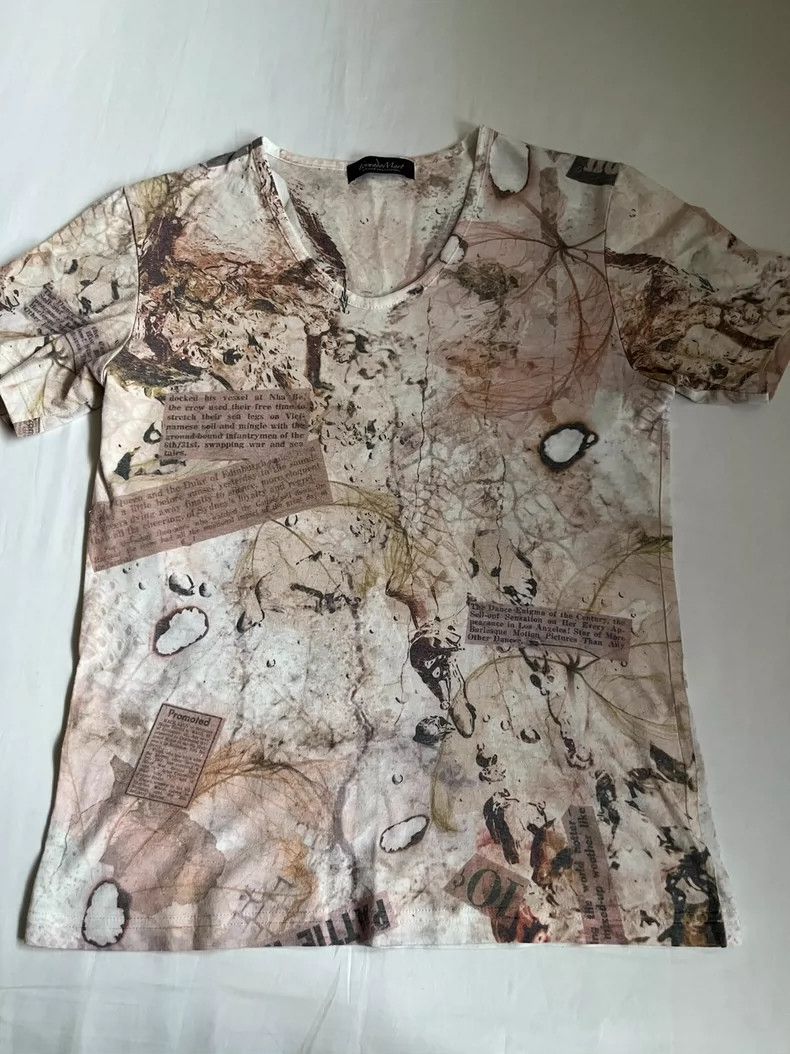 Yohji Yamamoto Vintage Tornado Mart Printed Short Sleeve T-Shirt Size M / US 6-8 / IT 42-44 - 2 Thumbnail