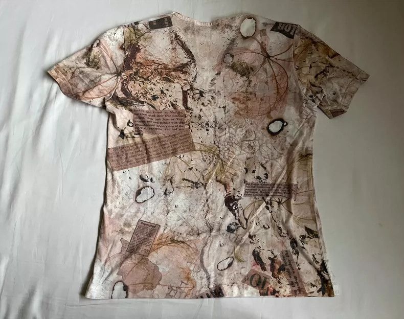 Yohji Yamamoto Vintage Tornado Mart Printed Short Sleeve T-Shirt Size M / US 6-8 / IT 42-44 - 4 Thumbnail