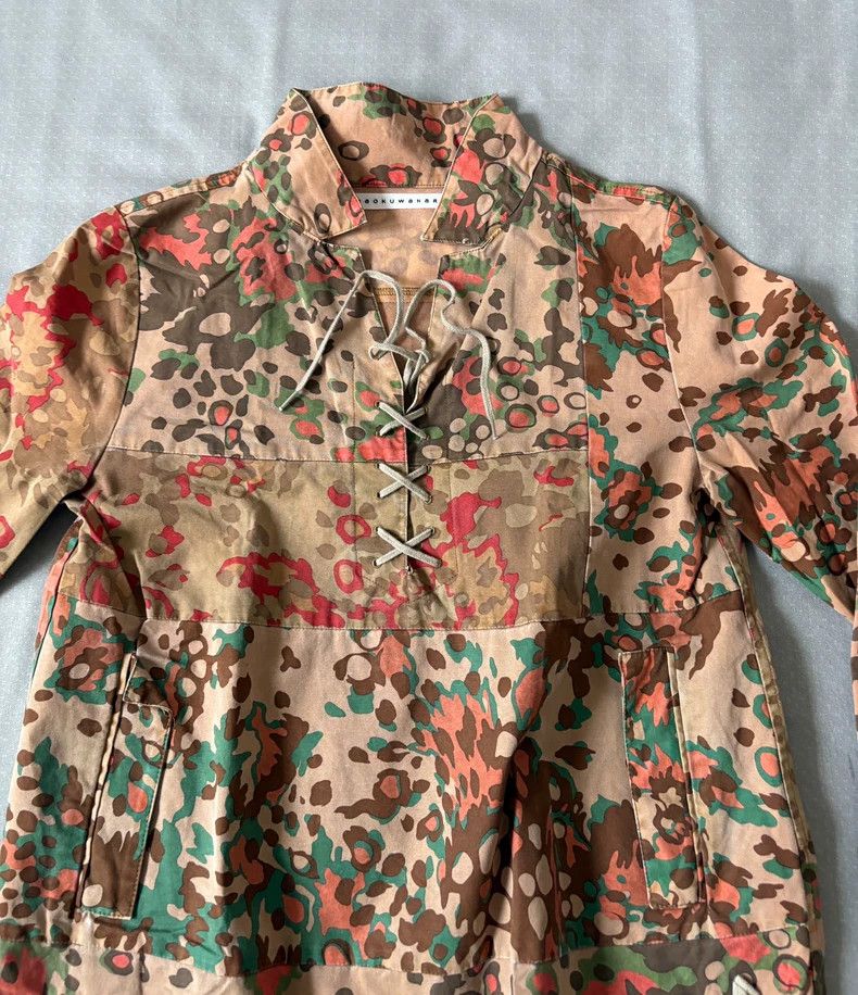 Yohji Yamamoto Vintage Camouflage Layering Tunic Jacket Size M / US 6-8 / IT 42-44 - 3 Thumbnail
