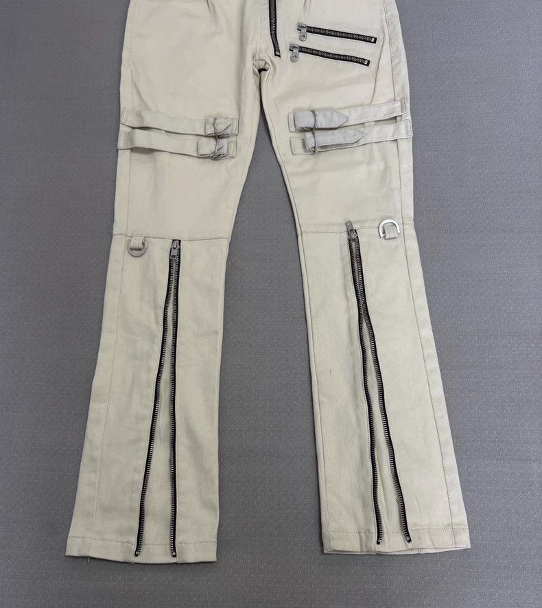 Yohji Yamamoto Vintage Punk Style Zip Pants with Straps Size 28" / US 6 / IT 42 - 6 Thumbnail
