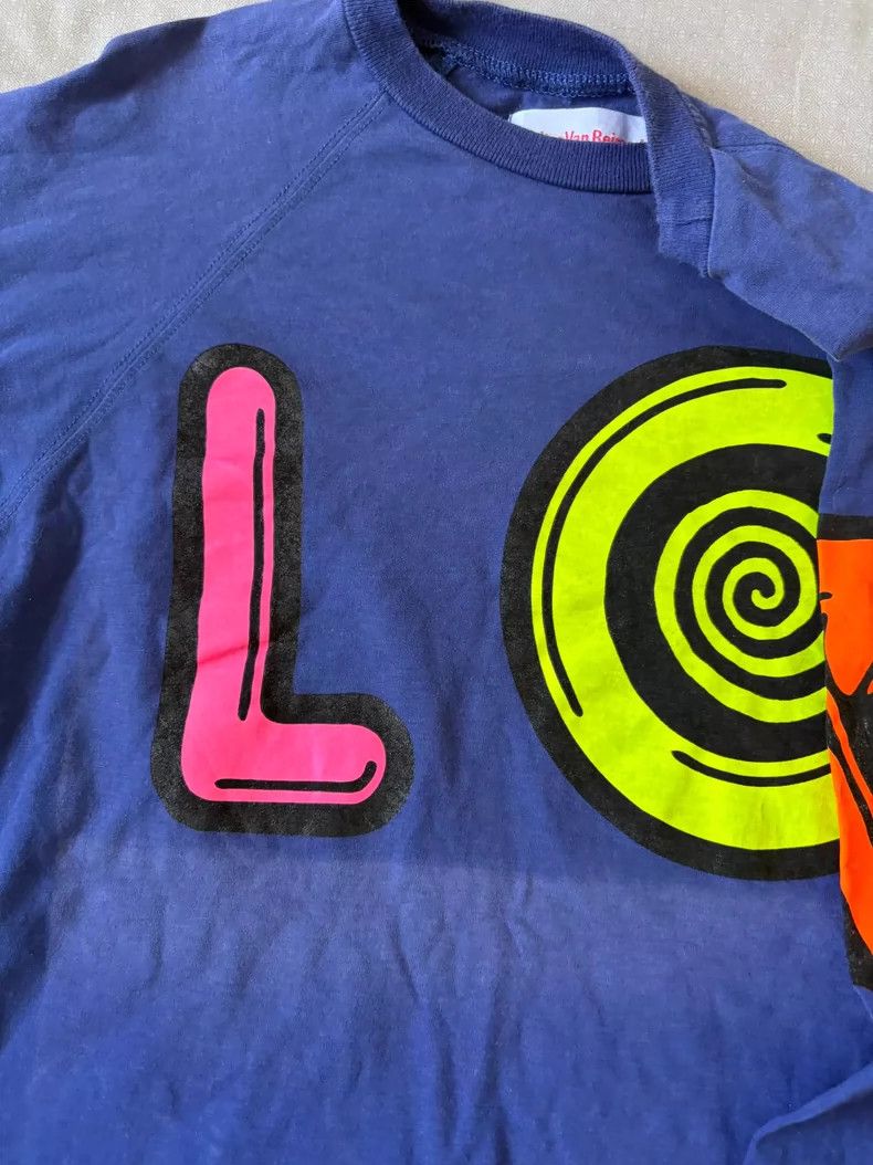 Walter Van Beirendonck Colorful Long Sleeve Shirt with LOVE Print Size M / US 6-8 / IT 42-44 - 4 Thumbnail