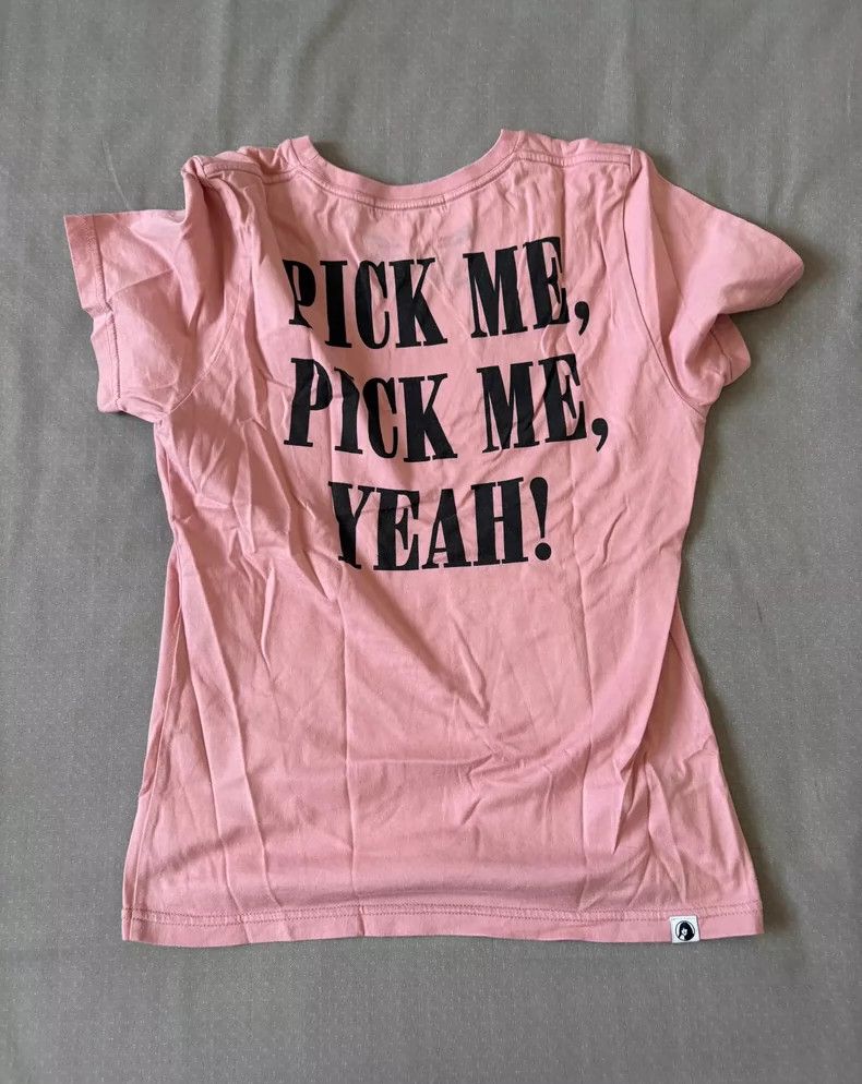 Hysteric Glamour Pink Vintage Kurt Cobain Graphic T-Shirt Size S / US 4 / IT 40 - 2 Thumbnail