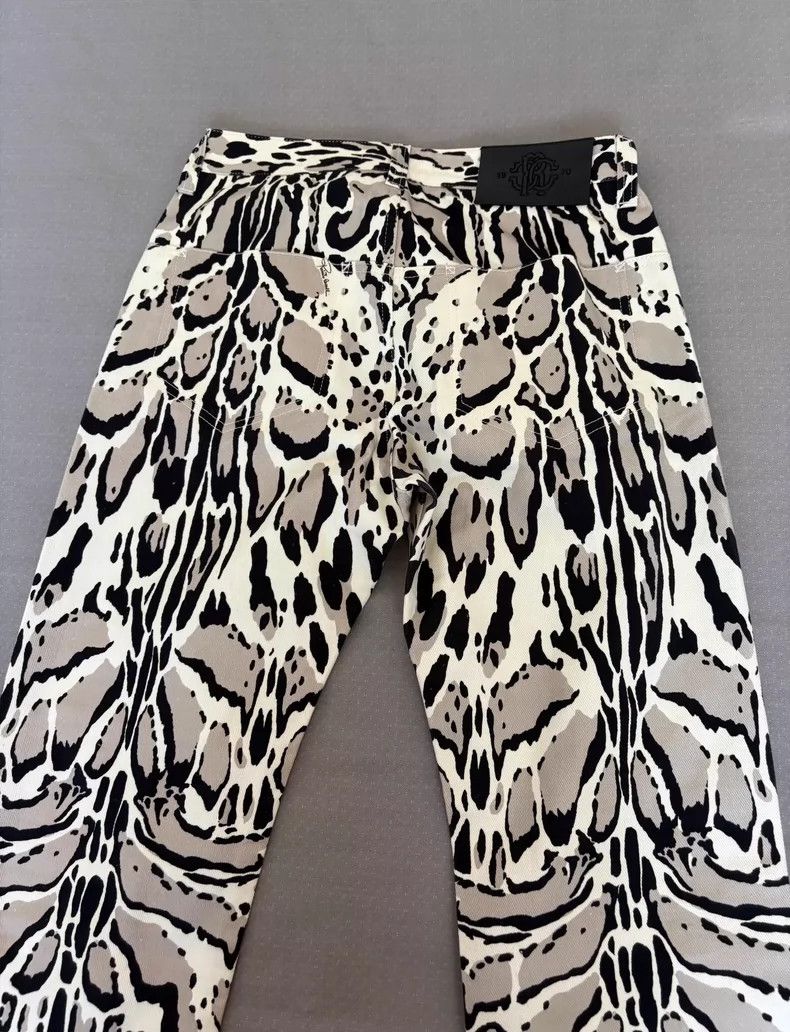 Just Cavalli Vintage Leopard Print Trousers by Roberto Cavalli Size 34" / US 12 / IT 48 - 9 Thumbnail