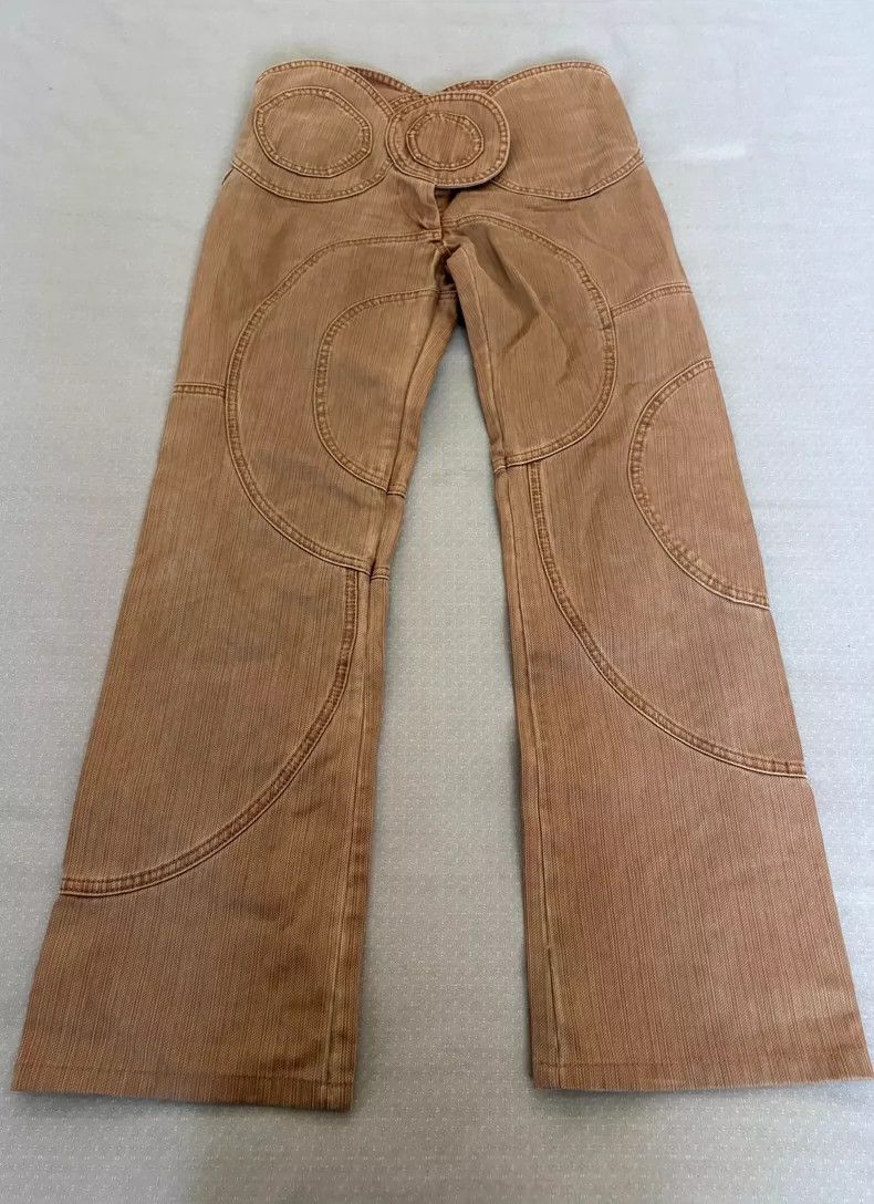 Yohji Yamamoto Unique Vintage Graphic Design Pants Size 30" / US 8 / IT 44 - 3 Thumbnail