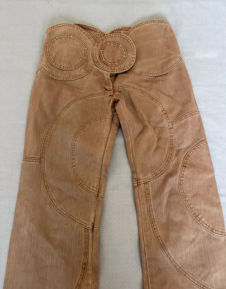 Yohji Yamamoto Unique Vintage Graphic Design Pants Size 30" / US 8 / IT 44 - 2 Thumbnail