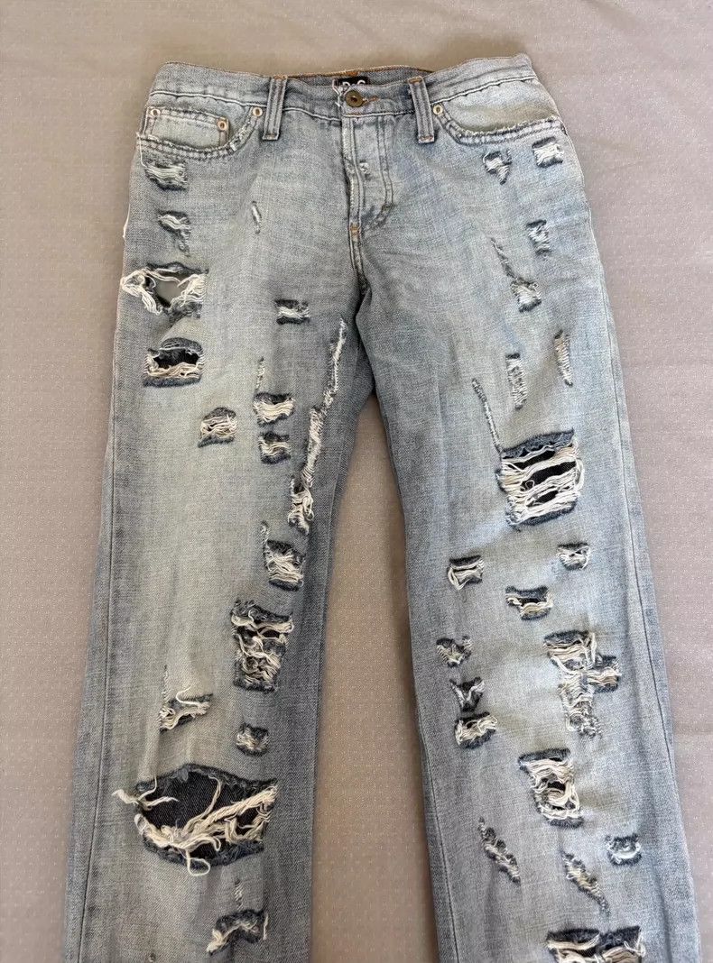Dolce & Gabbana Distressed Dolce&Gabbana Denim Jeans with Patches Size 28" / US 6 / IT 42 - 3 Thumbnail