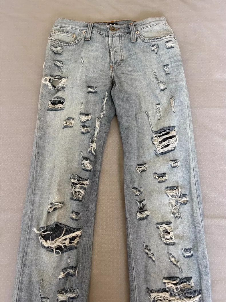 Dolce & Gabbana Distressed Dolce&Gabbana Denim Jeans with Patches Size 28" / US 6 / IT 42 - 5 Thumbnail
