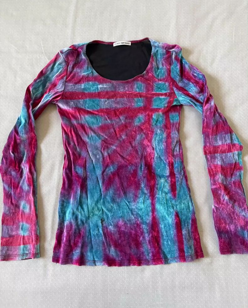 Issey Miyake Issey Miyake Vintage Artistic Velvet Top Size M / US 6-8 / IT 42-44 - 2 Thumbnail