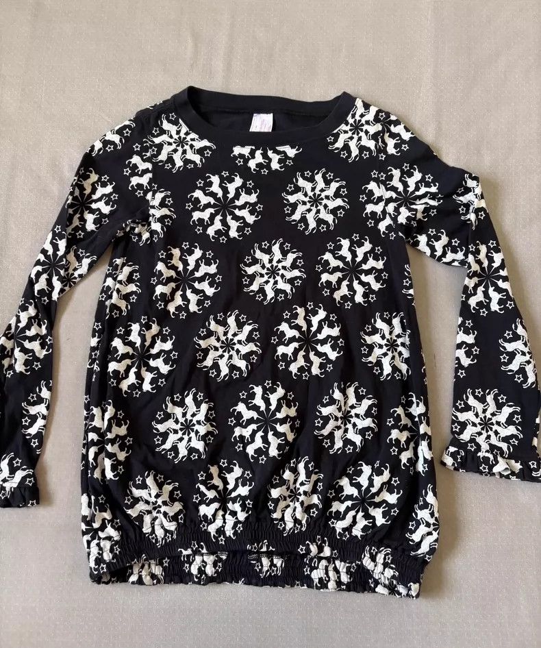 Undercover Vintage Unicorn Print Long Sleeve Top Size M / US 6-8 / IT 42-44 - 2 Thumbnail