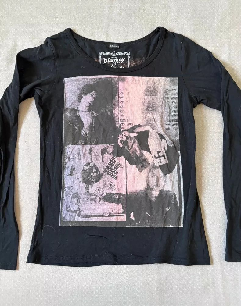 Hysteric Glamour Vintage Printed Long Sleeve T-shirt Size M / US 6-8 / IT 42-44 - 5 Thumbnail