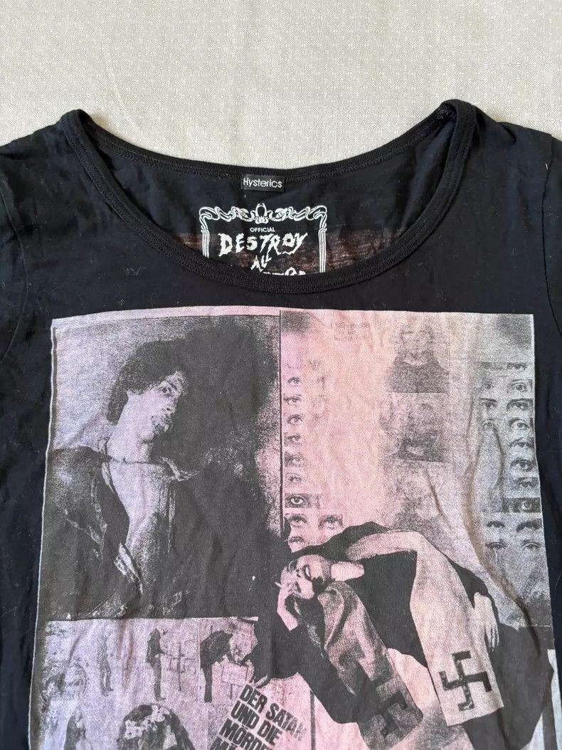 Hysteric Glamour Vintage Printed Long Sleeve T-shirt Size M / US 6-8 / IT 42-44 - 6 Thumbnail