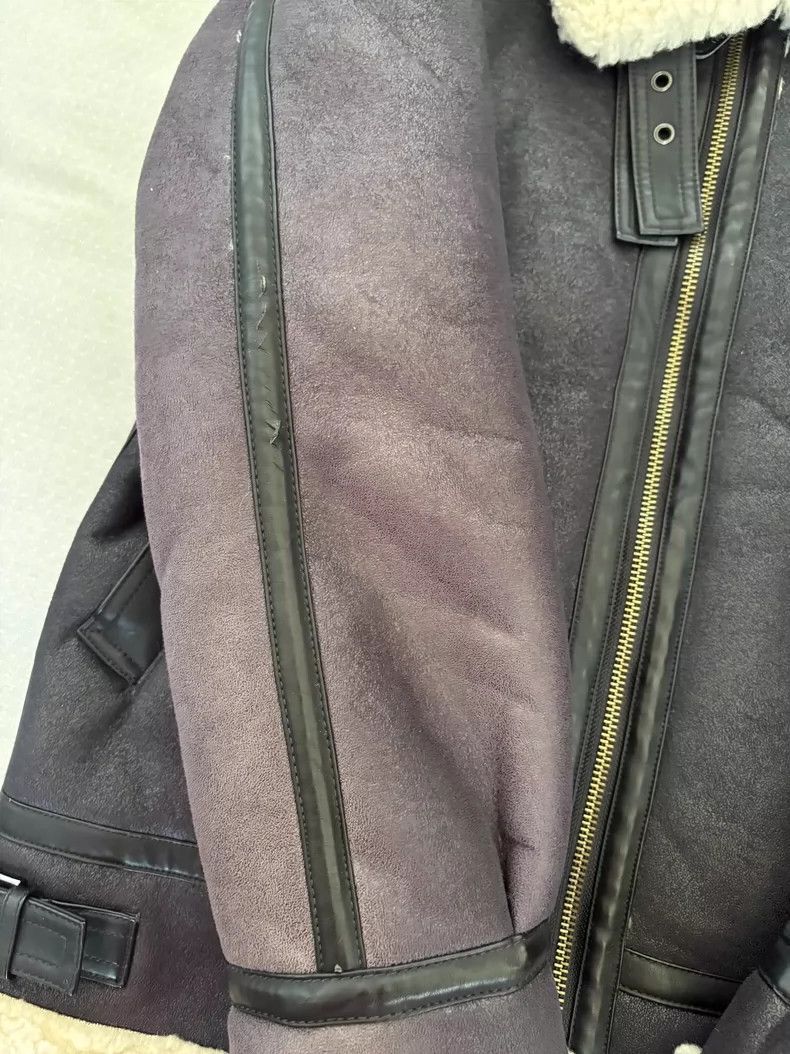 Yohji Yamamoto Alpha B-3 Flight Jacket with Shearling Trim Size L / US 10 / IT 46 - 6 Thumbnail