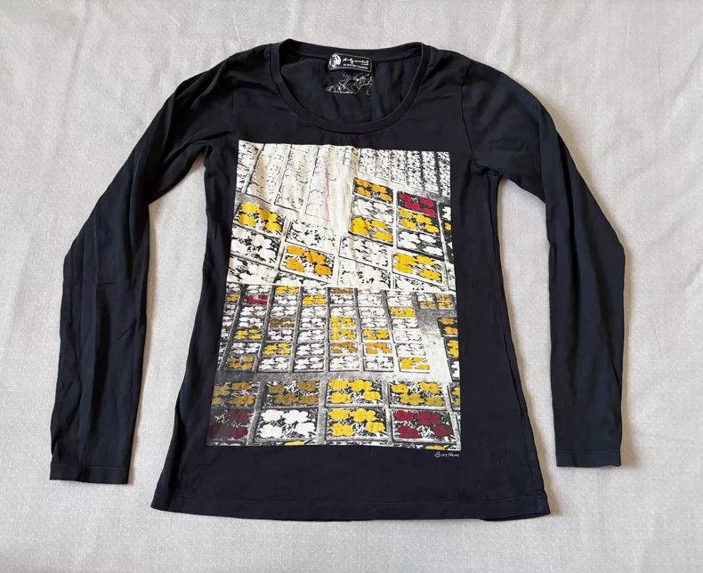 Hysteric Glamour Vintage Long Sleeve Floral Graphic T-Shirt Size M / US 6-8 / IT 42-44 - 5 Thumbnail