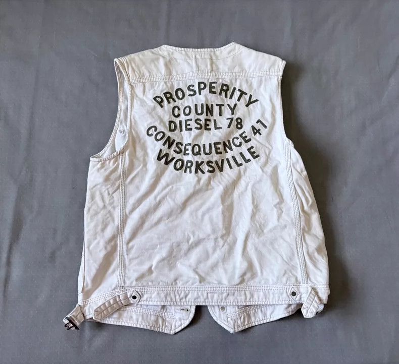 Yohji Yamamoto Diesel Vintage Pocket Vest for Styling Size S / US 4 / IT 40 - 5 Thumbnail