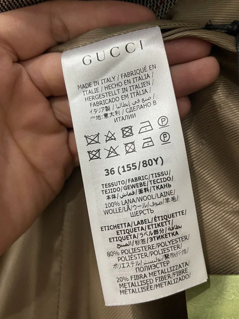 Gucci Gucci Plaid Suit Jacket Size 36 New Size S / US 4 / IT 40 - 7 Thumbnail