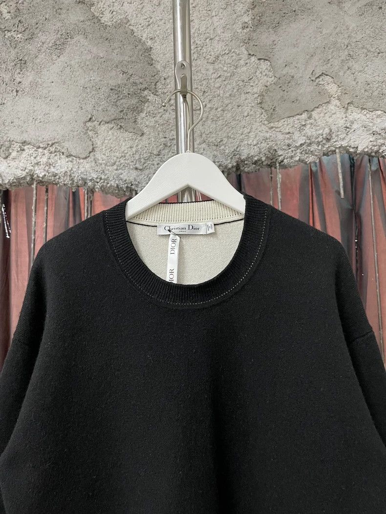 Dior Dior Black and White Sweater with J'ADIOR Size S / US 4 / IT 40 - 4 Thumbnail