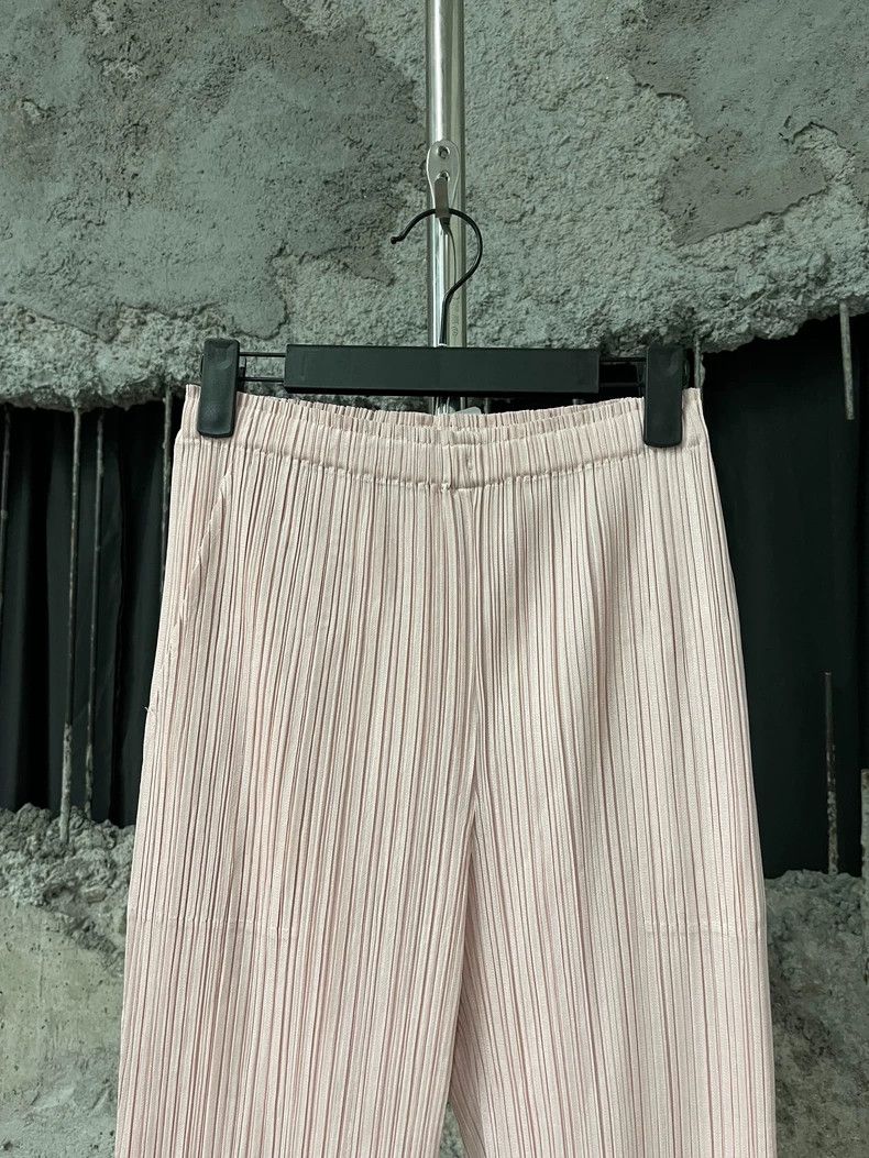 Issey Miyake Issey Miyake Pink Pleated Pants Size 23" - 3 Thumbnail