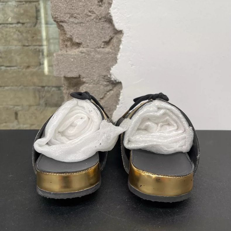 Balmain Balmain Slippers with Gold Detailing Size US 6 / IT 36 - 3 Thumbnail