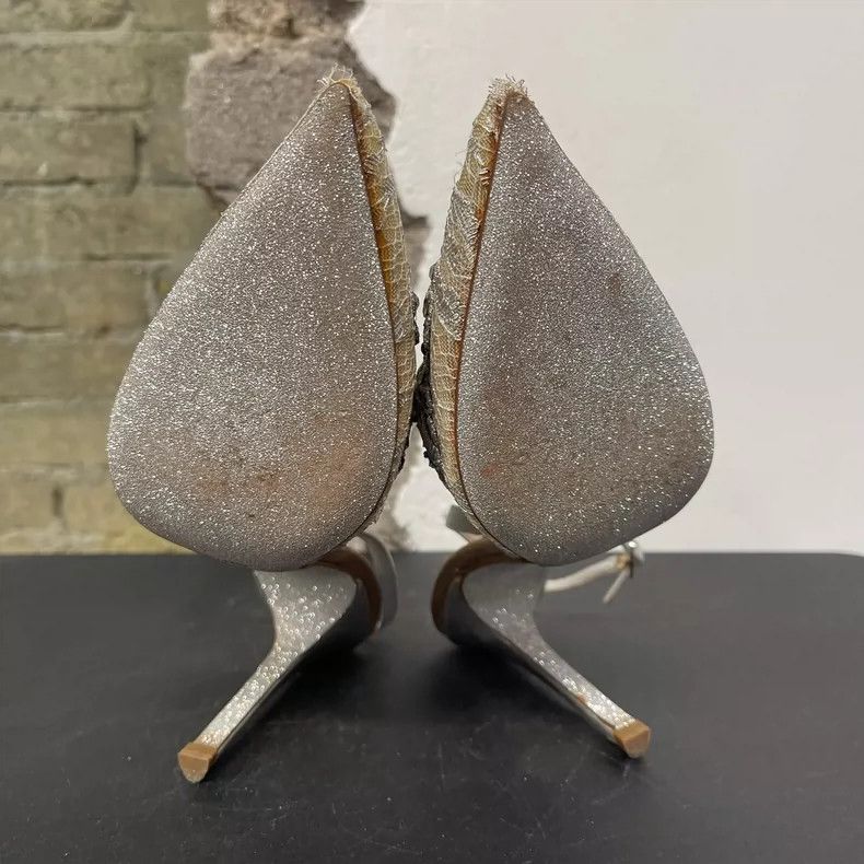 Jimmy Choo Rene Caovilla High Heels with Gemstones Size US 4 / IT 34 - 7 Thumbnail