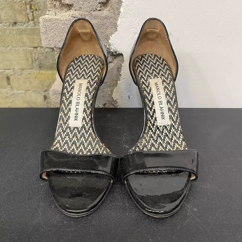 Jimmy Choo Manolo Blahnik High Heels Black Size 35 Size US 5 / IT 35 - 6 Thumbnail