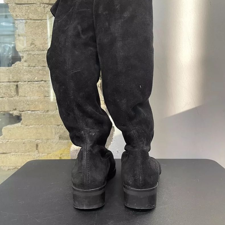 Guidi Parallele Knee-High Boots in Black Color Size US 6 / IT 36 - 3 Thumbnail