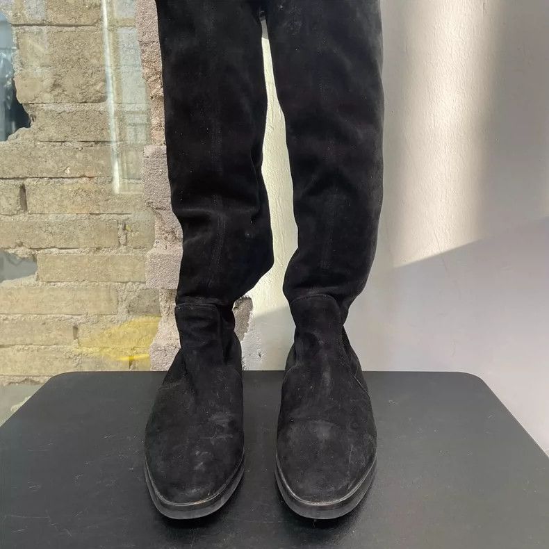 Guidi Parallele Knee-High Boots in Black Color Size US 6 / IT 36 - 6 Thumbnail