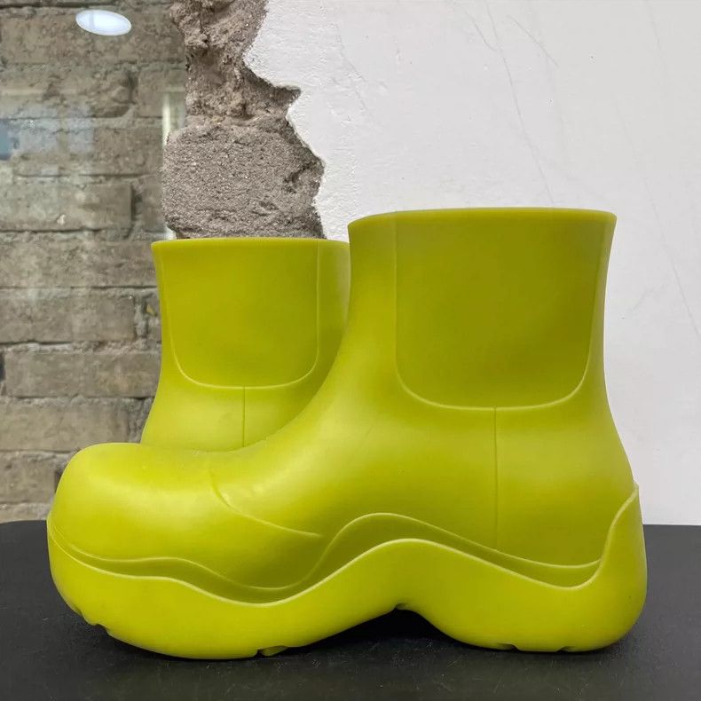 Bottega Veneta Bottega Veneta Yellow Rain Boots Size 35 Size US 5 / IT 35 - 5 Thumbnail