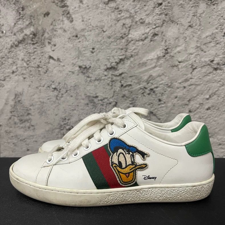 Gucci Gucci Donald Duck White Sneakers Size 35 Size US 5 / IT 35 - 2 Thumbnail