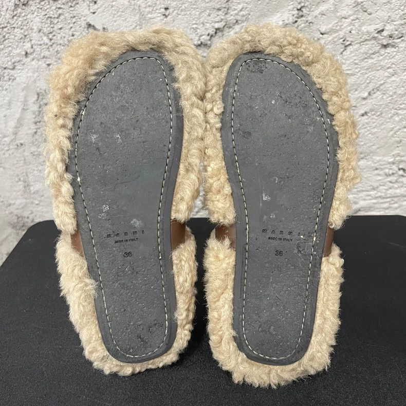 Marni Marni Teddy Fur Shoes Size 36 Size US 6 / IT 36 - 7 Thumbnail