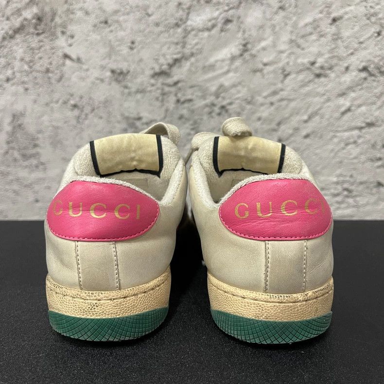 Gucci Gucci Pink Dirty Sneakers Size 35 Size US 5 / IT 35 - 3 Thumbnail