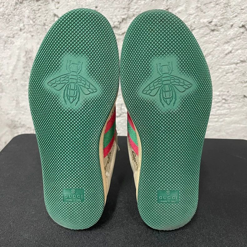 Gucci Gucci Pink Dirty Sneakers Size 35 Size US 5 / IT 35 - 7 Thumbnail