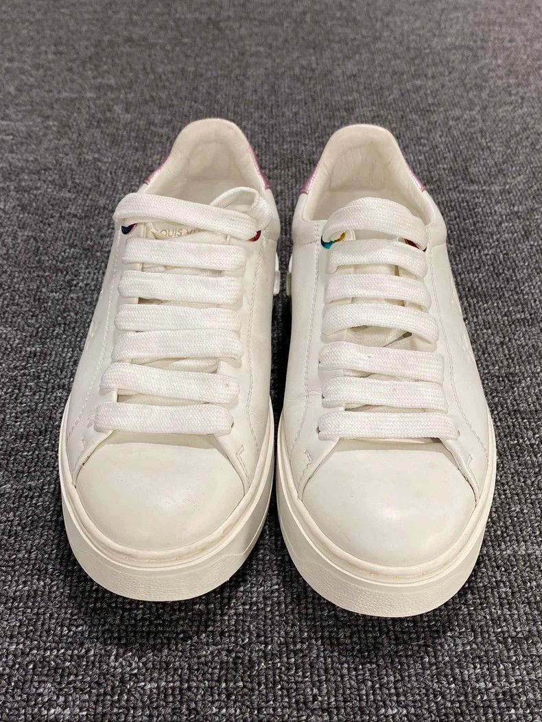 Louis Vuitton Louis Vuitton Logo Platform Sneakers Size US 5 / IT 35 - 4 Thumbnail