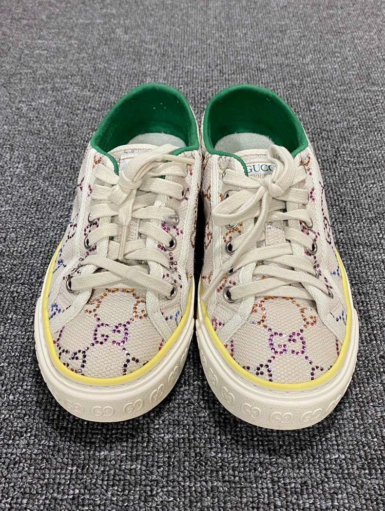 Gucci Colorful Full Diamond Sneakers 1977 GUCCI Size US 6 / IT 36 - 4 Thumbnail