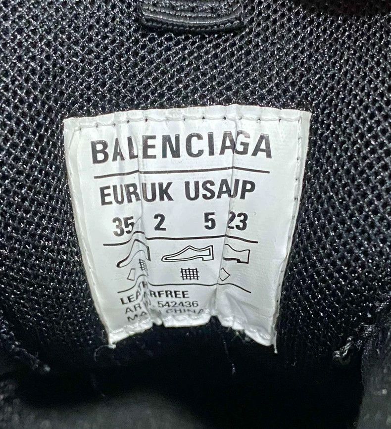 Balenciaga Balenciaga Black Track Sneakers Size 35 Size US 5 / IT 35 - 7 Thumbnail
