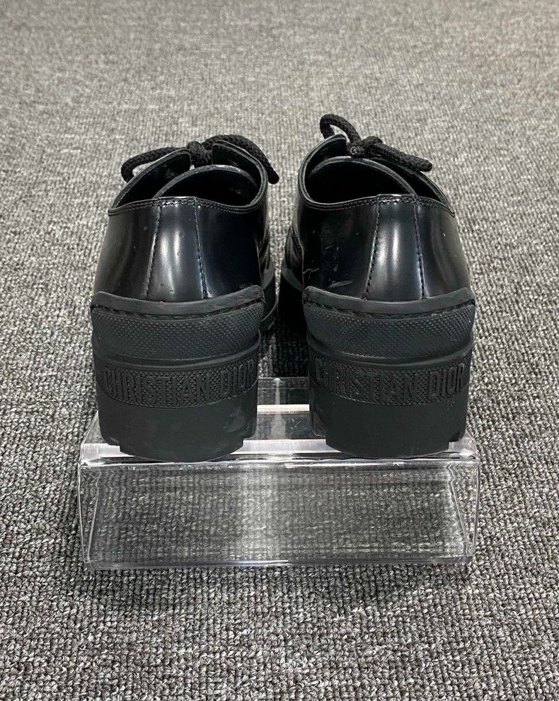 Dior Black Patent Leather Derby Shoes by Dior Size US 5 / IT 35 - 5 Thumbnail
