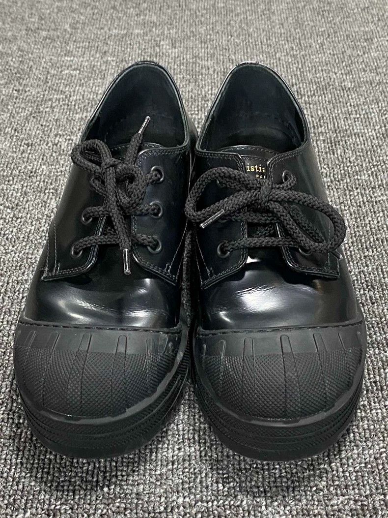 Dior Black Patent Leather Derby Shoes by Dior Size US 5 / IT 35 - 4 Thumbnail
